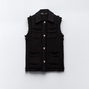 Zara sleeveless blazer